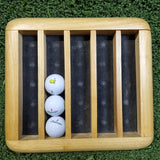 Wooden Golf Ball Display Rack (USED) 25 Balls