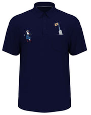 Original Penguin Eng. Polar Pete Mixed Media Polo