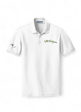 Lost Wedge™ Ladies Core Blend Pique Polo White