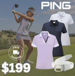 Ping Women's Ambassador Pack (3 Shirts plus Belt)