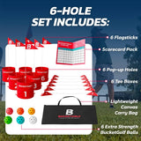 BucketGolf 6 Holes (NO CLUBS USE YOUR OWN OR ADD ON)